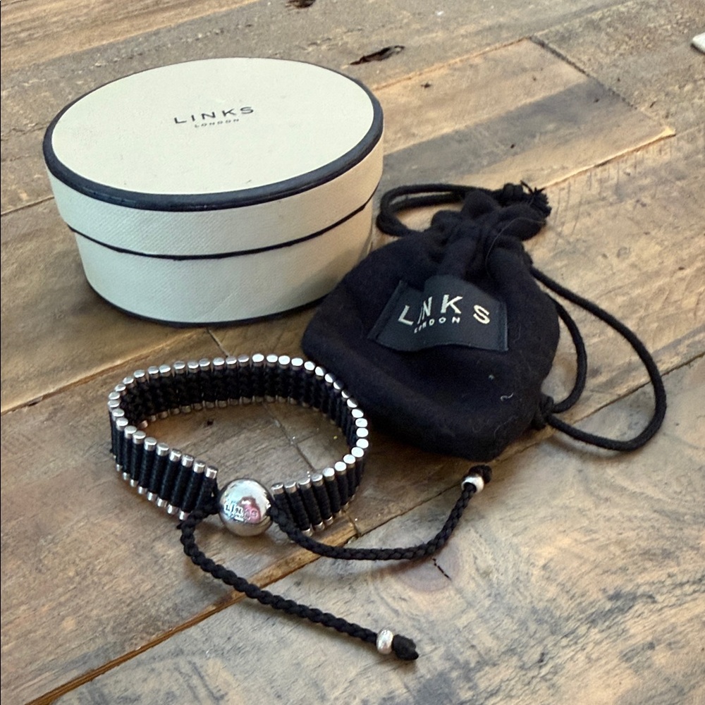 LINKS of London black and silver necklace
